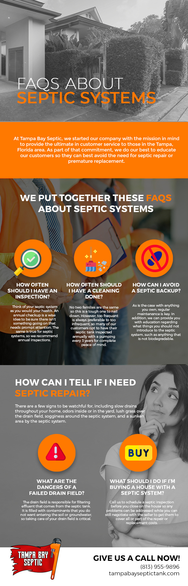 FAQs about Septic Systems [infographic]